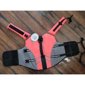 Vivaglory Ripstop Dog Life Jacket Reflective & Adjustable Preserver Vest -L NWT